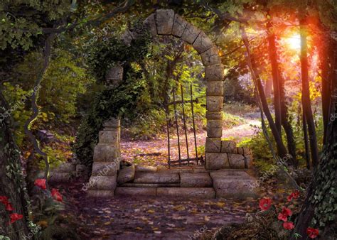 Enchanted magical gate